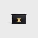 CLUTCH SOIR IN SHINY CALFSKIN BLACK